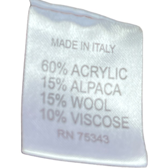 Anthropology Elsamanda Wool Alpaca Chunky Cable Knit Sweater Brown Size L - Picture 4 of 5